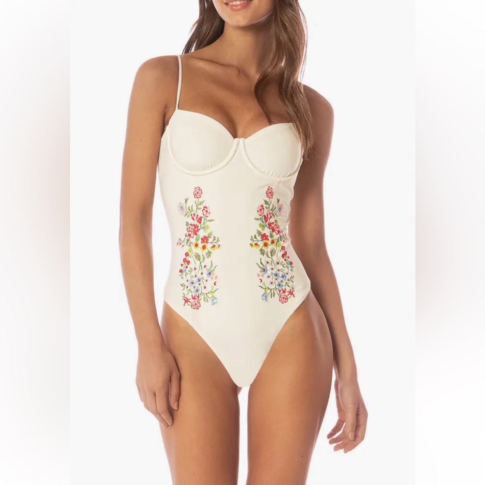 New Maaji Flowering Vines Underwire One Piece Swimsuit